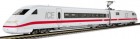4490 Fleischmann High Speed express train ICE 2 with traffic red stripe